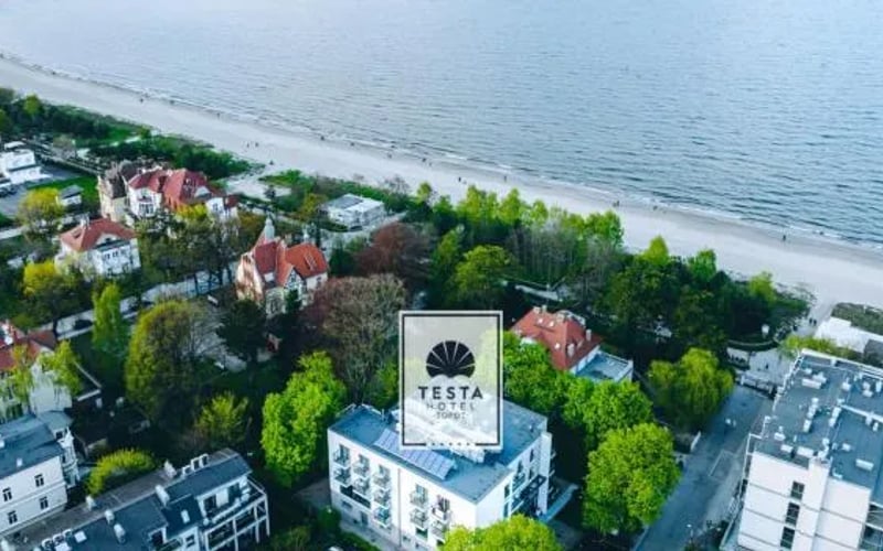 Hotel Testa: Accès à la plage hotel in Sopot